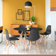 thumbnail image 2 of Comedor Mesa Eames Redonda Negra 100cm + 4 Sillas Eames Negras, 2 of 8