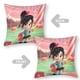 thumbnail image 2 of Vanellope Fundas de almohada de terciopelo con tema, regalos de funda de almohada, decoración para el hogar, cojín de lanzar, regalo de cumpleaños para fans y parejas.30*30cm., 2 of 6