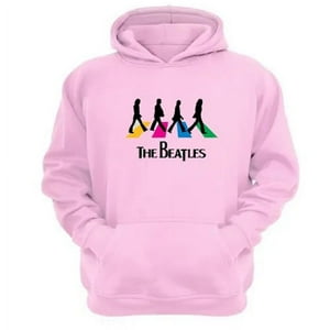 Genérico - Polerón Canguro The Beatles Rosa Talla S Unisex