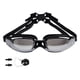 thumbnail image 2 of Gafas de natación unisex Estuche antivaho Protección UV Protección ajustable Tapón para los oídos Gafas para niños Mujeres Buceo Hombres , negro, 2 of 5