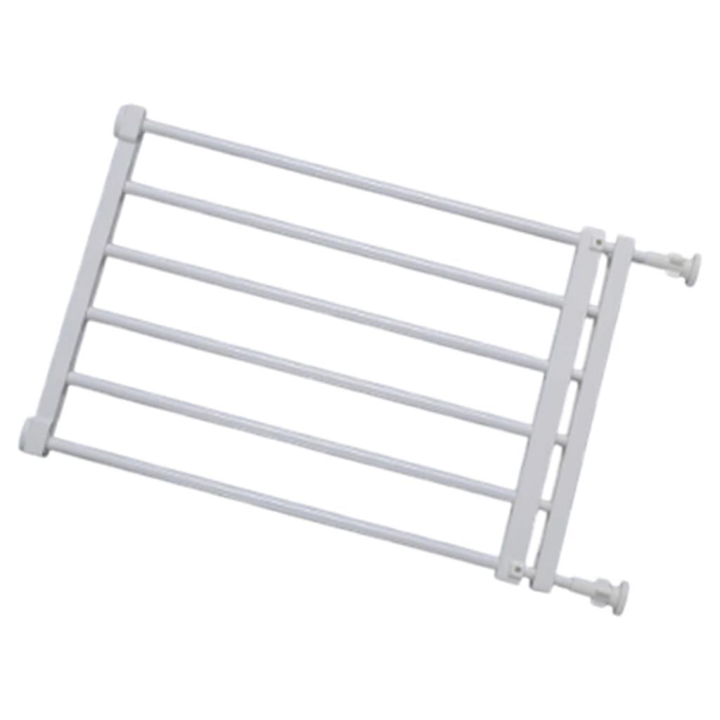 Magideal - Puerta Extensible, Valla Para Cachorros, Protector De Puerta, Divisor De Habitación, Portátil, Para Caminar A Través De La Puerta Retráctil Para Perro 56to100cmx36cm Blanco