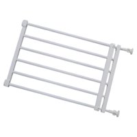 Magideal - Puerta Extensible, Valla Para Cachorros, Protector De Puerta, Divisor De Habitación, Portátil, Para Caminar A Través De La Puerta Retráctil Para Perro 56To100Cmx36Cm Blanco