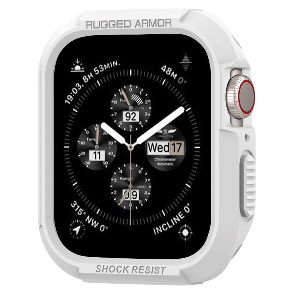 Funda Spigen Rugged Armor Para Apple Watch Series Se3/9/8/se2/7/6/se5/4 De 45 Mm/44 Mm