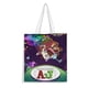 thumbnail image 1 of Hey AJ Bolso de tela con estampado de lienzo para mujer, bolsa de compras reutilizable y estética, con cremallera interior, regalo para mujer, 35 × 40 cm., 1 of 6