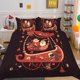 thumbnail image 1 of Cartoon Snow Christmas Tree Santa Claus Reindeer Quilt Duvet Cover Set3-Piece Bedding Set, 1 of 5