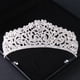 thumbnail image 1 of Gorgeous Silvery Crystal Bridal Tiara & Crown Headband - Perfect for Weddings, Parties & Proms!, 1 of 5