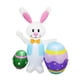 thumbnail image 2 of Conejito Inflable De Pascua Iluminado, Lindo Y Grande, Decoración Para Patio, Fiesta, Evento En Interiores, 2 of 5