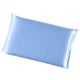 thumbnail image 4 of Funda de almohada de satén de seda sintética de color liso 51 x 66 cm azul, 4 of 5