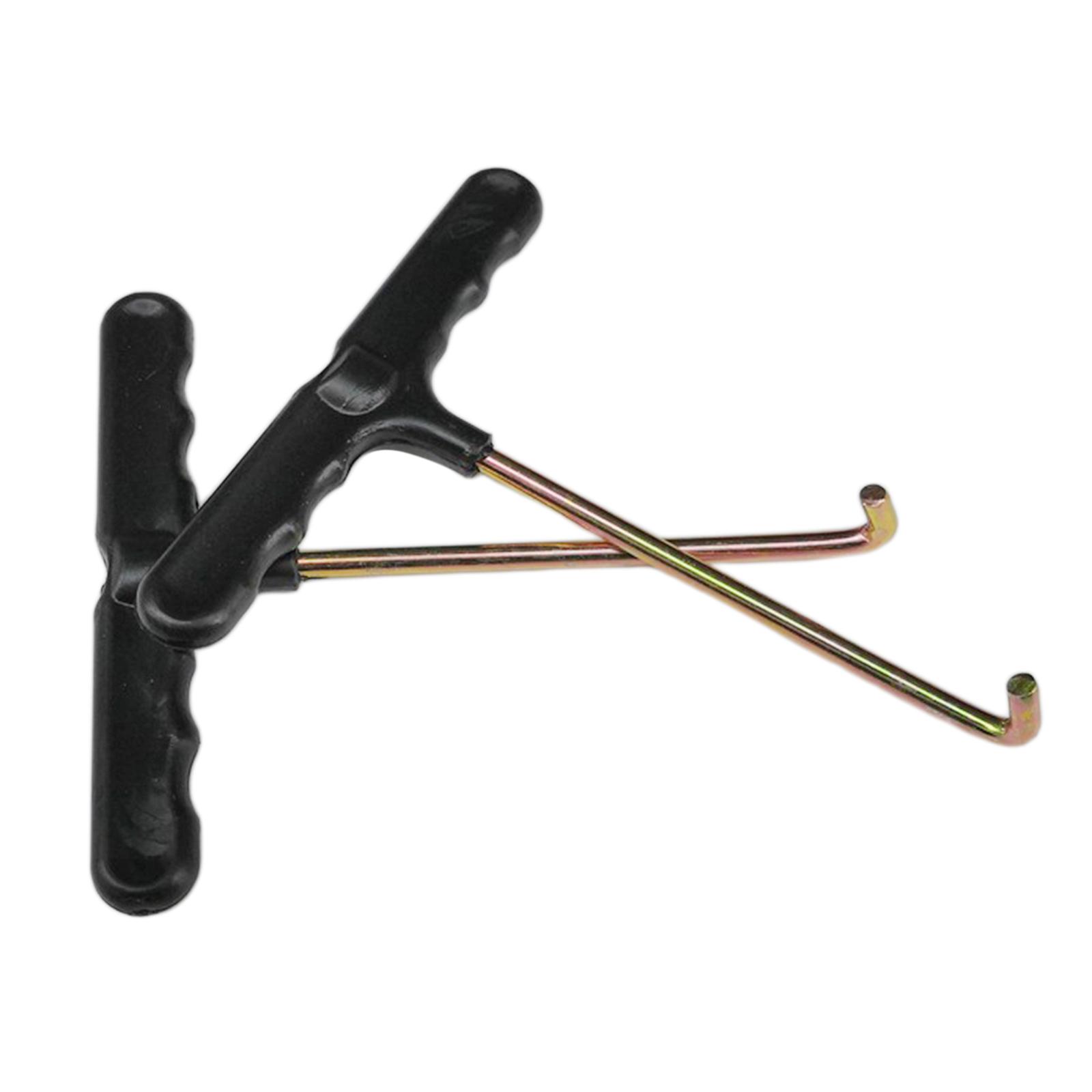 Magideal - Extractor De Resortes De Trampolín De Resistencia, Extractor De Trampolín Con Gancho En T, Gancho De Trampolín Irrompible Para Piezas De