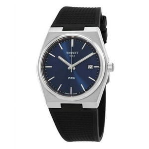 Reloj Tissot T-Classic Prx Rubber Strap Blue Dial Quartz T137.410.17.041.00 100M Men'S Watch