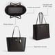 thumbnail image 3 of Bolso COACH Town Signature de piel de lona marrón, 3 of 5