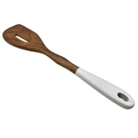 Oem - Espatula Cuchara Ranura Larga Madera Acacia Cocina