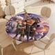 thumbnail image 4 of Cómo Entrenar A Tu Dragón 4 theme Fitted Round Tablecloths Elastic Edged Table Covers Waterproof Table Cloth For Kitchen Holiday Party Tables Decor 150cm, 4 of 6