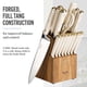 thumbnail image 2 of Juego de bloques de cuchillos Martha Stewart Lockton, 16 piezas, 2 of 7