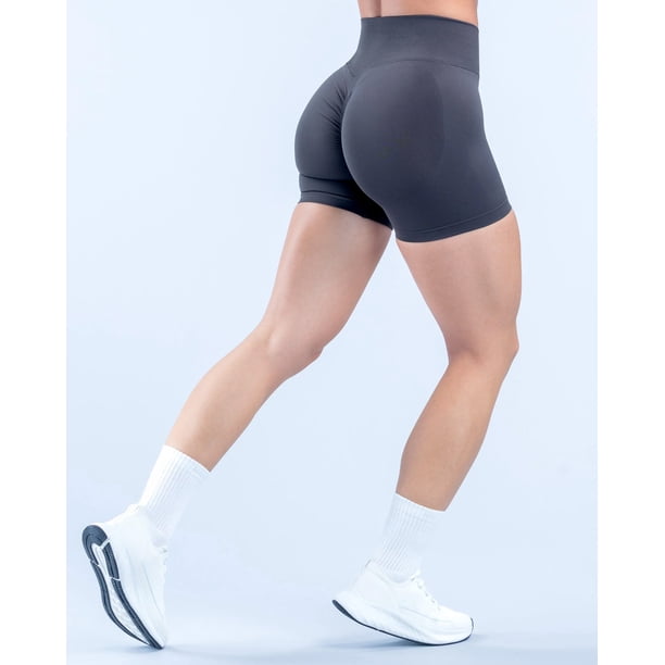 Short Deportivo Mujer Dynamic 4.5 Tiro Alto y Push Up