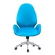 thumbnail image 2 of Silla cisne turquesa, 2 of 2