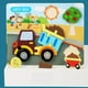 thumbnail image 3 of Children's Building Blocks, Wooden Three-dimensional 3D Cartoon Buckle Puzzle, Scene Puzzle Board, Children's Educational Early Education Toys, Wooden, 3 of 4
