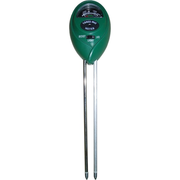 Medidor Hydrofarm MGMLP1 Active Air de 3 vías para medir el pH, la luz y la humedad