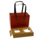 thumbnail image 4 of 1 PC Bolsas de regalos de papel Kraft Bolso de mano Suministros para el favor del partido Caja de regalo portátil Rojo grande, 4 of 5