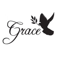 Rienda Libre Graphics - Decomural Personalised Name Dove Ws-44292