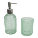 thumbnail image 2 of Set de Baño Dispensador de Jabon y Vaso de Vidrio Colores, 2 of 2