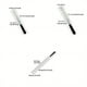 thumbnail image 4 of 1pc, Icing Spatula (8''/10''/12''), Stainless Steel Straight Icing Spatula With Measurements, Cake Decorating Tool, Baking Tools, Kitchen Gadgets, Kitchen Accessories, Home Kitchen Items, 4 of 5