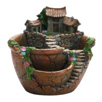 Ioensy - Plantas Suculentas Maceta Maceta Cielo Jardín Micro Paisaje Para Hotel Naranja