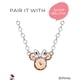 thumbnail image 3 of Pendientes de tuerca de Disney con piedra natal de Minnie Mouse en abril para mujer, 3 of 6