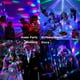 thumbnail image 2 of Luces de fiesta con bola de discoteca, luces LED de discoteca activadas por sonido para DJ, luces estroboscópicas de escenario de 9 colores para cumpleaños, fiestas, clubes en casa, karaoke, espectácu, 2 of 5