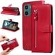 thumbnail image 2 of Funda con Cremallera para Motorola Moto G05, Carcasa Cartera de Cuero PU con Soporte y Tarjetero, 2 of 5