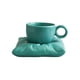 thumbnail image 4 of Taza De Café Con Asa Y Posavasos Para Decoración De Oficina En Casa, Color Verde, 4 of 5