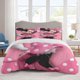 thumbnail image 1 of Mickey Mouse Bedding Sets Cartoon Duvet Cover Lightweight 3 Piece Bet Sets for Kids Boys Girls, 1 of 5