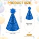 thumbnail image 2 of Sombrero de Cumpleaños para Perros Uxcell, Sombreros Pequeños para Perros Gatos Sombrero de Fiesta de Cumpleaños con Pompones Ajustable Decoración Lentejuelas (Azul Cobalto, 2 Piezas), 2 of 7