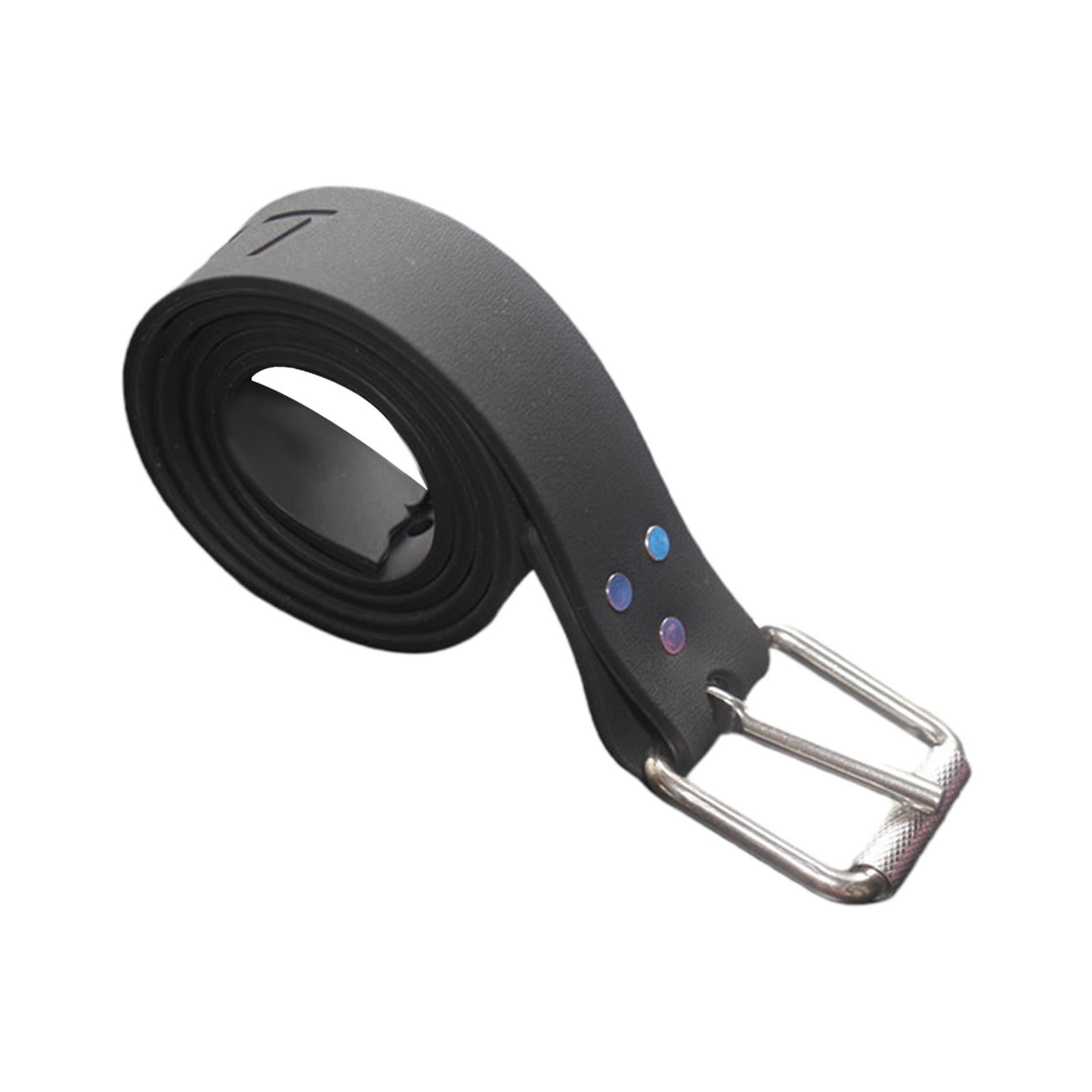 Magideal - Cinturón De Pesas Para Esnórquel, Cinturón De Pesas Para Buceo, Cinturón De Pesas De Silicona, Cinturón De Cintura Para Esnórquel Para Deportes Subacu Negro