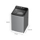 thumbnail image 4 of Lavadora Midea Carga Superior 21 Kg Ma500W210/G, 4 of 13