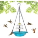 thumbnail image 1 of Baño pájaros solar colgante doble capa atrae colibríes exterior jardín, 1 of 8