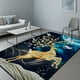 thumbnail image 3 of Alfombra Antideslizante Grande 140x200cm Estampada Moderna Para Piso, 3 of 7