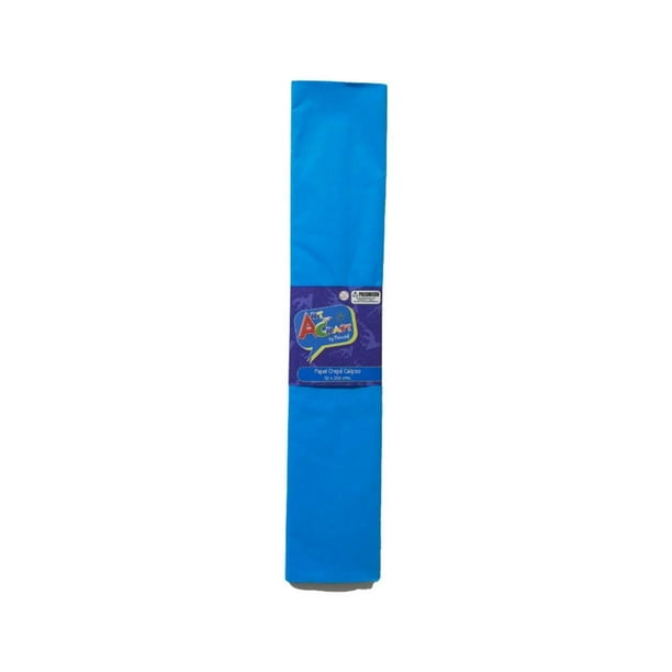 Papel Crepe 10 Pliegos De 50x200 Cm Art & Craft turquesa