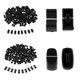 thumbnail image 5 of 200 Tapas De Perilla De Atenuador De Mezclador Acanalado Sensible Al Tacto, Negro, 5 of 7
