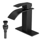 thumbnail image 1 of Grifo de baño VOTON Black Waterfall Fregadero negro mate, 1 of 6