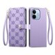 thumbnail image 1 of Funda Billetera con Cierre para [Xiaomi Redmi Note17 Pro] con Tarjetero, Soporte y Correa de ManoMorado, 1 of 5
