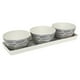thumbnail image 1 of Set 3 Bowls Con Bandeja Rayas, 1 of 3