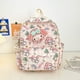 thumbnail image 1 of High Quality Canvas School Backpack Cute Pattern Portable Schoolbag Large Capacity Cartoon Print Travel Bag, 1 of 3