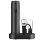 thumbnail image 1 of Juego de abridor eléctrico Belug de botellas de vino con base de carga negro, 1 of 5