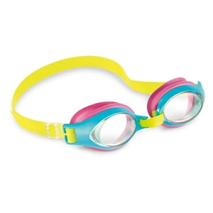 Lentes De Natación Kids Intex Aqua Flow 3-8 Años, Azul