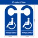 thumbnail image 2 of Señal de Discapacidad JANLONG 9x22 cm - Pack de 4 en PVC, 2 of 5