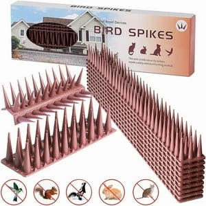Genérica - Pack 12 Púas Repelente Palomas Anti Aves Pajaros Ahuyentador