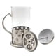 thumbnail image 3 of Tetera Cafetera De Vidrio Francesa 800ml Acero Inoxidable, 3 of 4