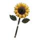 thumbnail image 4 of gancho perchero de metal con forma de girasol sombrero de pared gancho toalla amarillo, 4 of 5