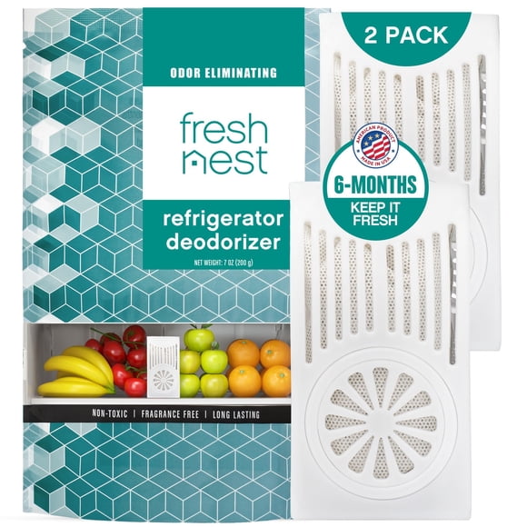 Desodorizador para refrigerador Fresh Nest, paquete de 2, de larga duración